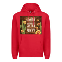 Red i am a proud brother Premium Hoodie - TumblerDesignByShophia