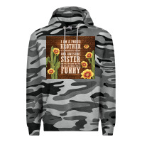 Slate Camo i am a proud brother Premium Hoodie - TumblerDesignByShophia