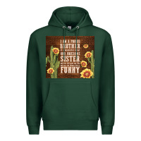 Sports Green i am a proud brother Premium Hoodie - TumblerDesignByShophia