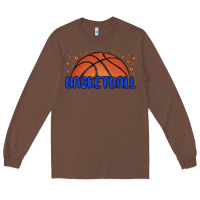 Chestnut basketball Long Sleeve Tee - MaliasSmallBusiness