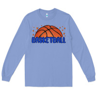 Colony Blue basketball Long Sleeve Tee - MaliasSmallBusiness