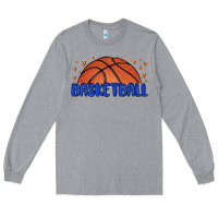 Heather Grey basketball Long Sleeve Tee - MaliasSmallBusiness