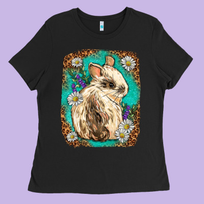 Western Rabbit Ladies Tee Designed By Neo Western