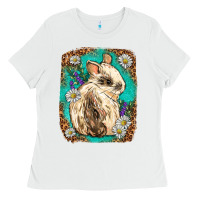 White Western Rabbit Ladies Tee - Neo Western