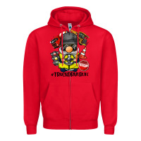 Red truck driver life gnome Zipper Hoodie - BarkalooDesign