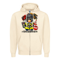 Truck Driver Life Gnome Zipper Hoodie | Teevron