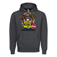 Smoke truck driver life gnome Zipper Hoodie - BarkalooDesign
