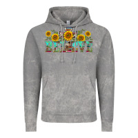 Cloud Rock western believe sunflowers flowers Vintage Hoodie - BarkalooDesign