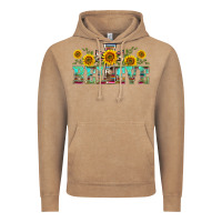 Western Believe Sunflowers Flowers Vintage Hoodie | Teevron