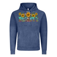 Vintage Denim western believe sunflowers flowers Vintage Hoodie - BarkalooDesign