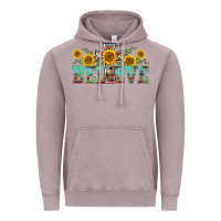 Vintage Zinc western believe sunflowers flowers Vintage Hoodie - BarkalooDesign