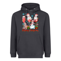 Smoke merry christmas wine glasses Heavyweight Hoodie - texasbilliewilder