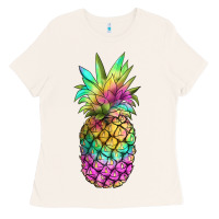 Bone tie dye pineapple Ladies Tee - JahusDesignShop