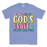 Colony Blue all of god's grace in one tiny face Classic Tee - MaliasSmallBusiness
