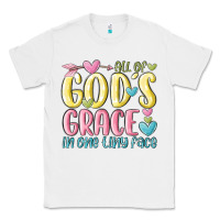 White all of god's grace in one tiny face Classic Tee - MaliasSmallBusiness