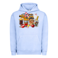 Pigment Grape Ice School Bus Coffee Cups Urban Hoodie - FaDigitalArtStudio