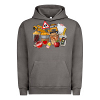 Pigment Tornado School Bus Coffee Cups Urban Hoodie - FaDigitalArtStudio