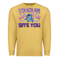 Antique Gold touch me and i will bite you Premium Sweatshirt - texasbilliewilder