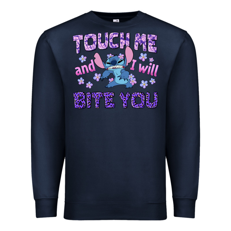 Touch Me And I Will Bite You Premium Sweatshirt by texasbilliewilder | Teevron
