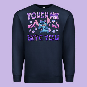 Touch Me And I Will Bite You Premium Sweatshirt Designed By Texasbilliewilder