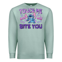 Seafoam touch me and i will bite you Premium Sweatshirt - texasbilliewilder