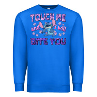 True Royal touch me and i will bite you Premium Sweatshirt - texasbilliewilder