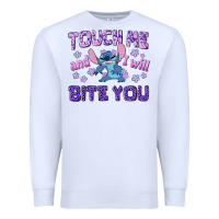 White touch me and i will bite you Premium Sweatshirt - texasbilliewilder
