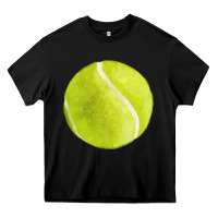 Black tennis ball fa element 2 Heavy Core Tee - FaDigitalArtStudio