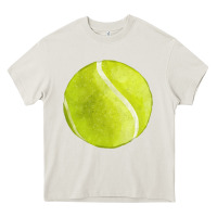 Cream tennis ball fa element 2 Heavy Core Tee - FaDigitalArtStudio