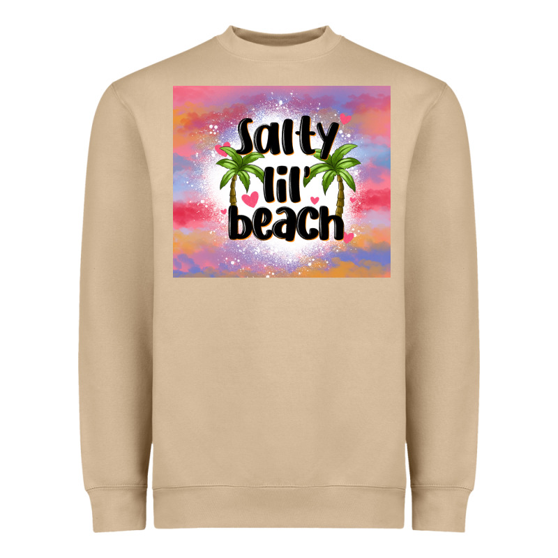 Salty Lil' Beach Heavyweight Sweatshirt by MaliasSmallBusiness | Teevron