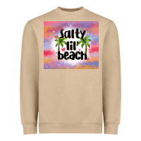 Mushroom salty lil' beach Heavyweight Sweatshirt - MaliasSmallBusiness