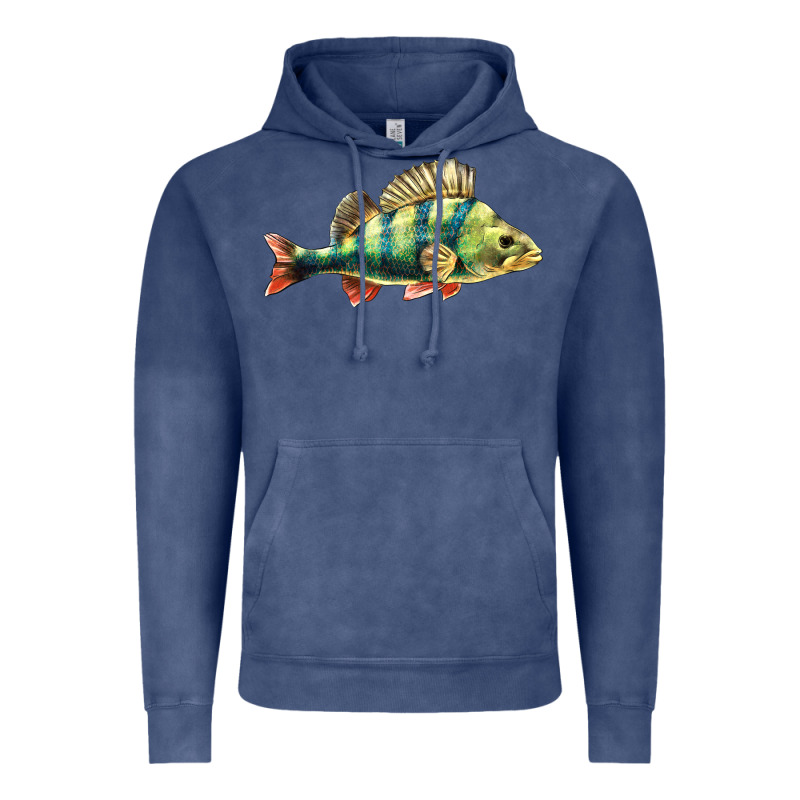 Perch Fish Vintage Hoodie by LillyAllenDesigns | Teevron