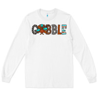 White gobble Long Sleeve Tee - JahusDesignShop
