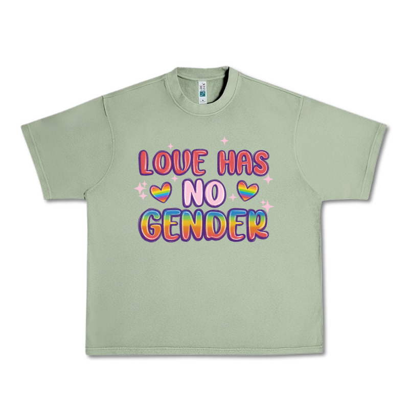 Love No Gender Urban Heavy Tee by MaliasSmallBusiness | Teevron