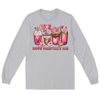 Moon Dust happy valentine's day coffee cups Long Sleeve Tee - MaliasSmallBusiness