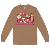 Toasted Coconut happy valentine's day coffee cups Long Sleeve Tee - MaliasSmallBusiness
