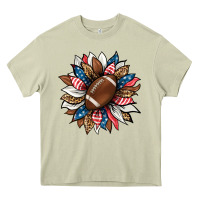 American Football Sunflower Heavy Core Tee | Teevron