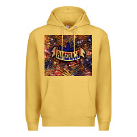 Antique Gold Tiger America tumbler 4th of july Premium Hoodie - HowdyJamesFarm