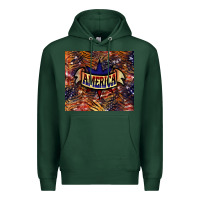 Sports Green Tiger America tumbler 4th of july Premium Hoodie - HowdyJamesFarm