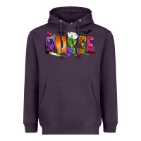 Plum Nurse Halloween Heavyweight Hoodie - NancyCooperArtShop