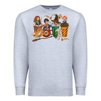 Heather Grey wizards coffee cups Premium Sweatshirt - texasbilliewilder