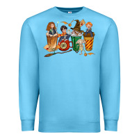 Ocean Blue wizards coffee cups Premium Sweatshirt - texasbilliewilder