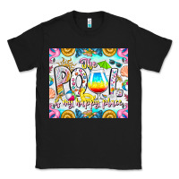 Black The Pool Is My Happy Place Classic Tee - CowhideDigitalArt