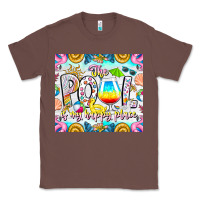 Chestnut The Pool Is My Happy Place Classic Tee - CowhideDigitalArt