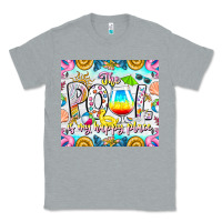 Heather Grey The Pool Is My Happy Place Classic Tee - CowhideDigitalArt