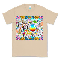 Mushroom The Pool Is My Happy Place Classic Tee - CowhideDigitalArt