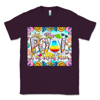 Plum The Pool Is My Happy Place Classic Tee - CowhideDigitalArt