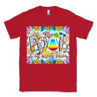 Red The Pool Is My Happy Place Classic Tee - CowhideDigitalArt