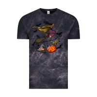 Cloud Black Witch Vintage Tee - NancyCooperArtShop