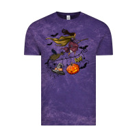 Cloud Purple Witch Vintage Tee - NancyCooperArtShop